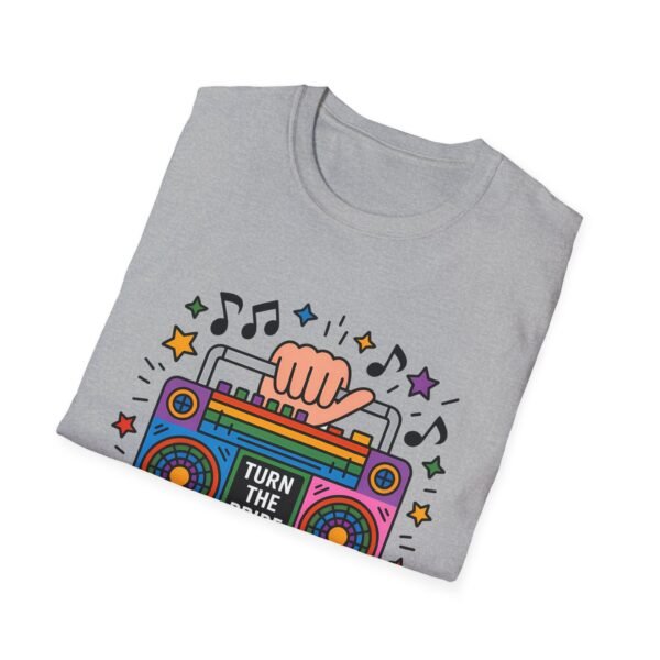 Pride Celebration T-Shirt, LGBTQ+ Apparel, Turn Up The Pride Shirt, Unisex Graphic Tee, Festival Wear, Rainbow Pride Clothing - Image 11