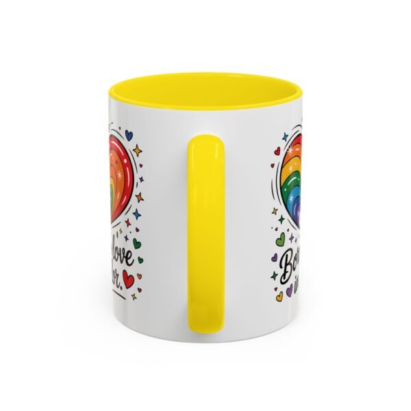 11 oz Coffee Mug LGBTQIA Pride Born to Love in Color - Image 46