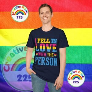 PANSEXUAL PRIDE T-SHIRT - I FELL IN LOVE WITH THE PERSON - PRIDE MONTH SHIRT