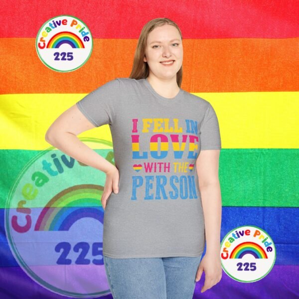 PANSEXUAL PRIDE T-SHIRT - I FELL IN LOVE WITH THE PERSON - PRIDE MONTH SHIRT - Image 21
