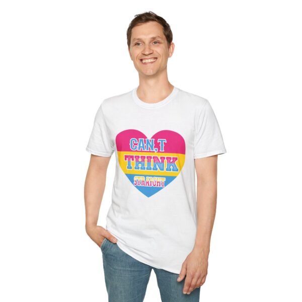Can’t Think Unisex Softstyle T-Shirt, LGBTQ+ Pride Apparel, Casual Wear, Thoughtful Gift, Everyday Wear, Summer Fashion - Image 5