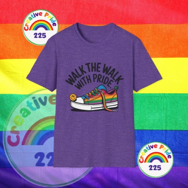 Pride T-Shirt, Unisex Graphic Tee, LGBTQ+ Apparel, Walk the Walk with Pride, Gay Pride Month Gift, Festival Wear, Colorful T-Shirt - Image 39