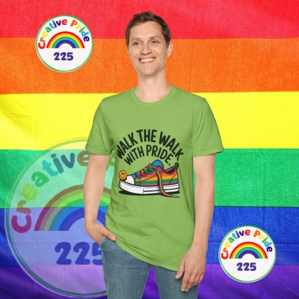 Pride T-Shirt, Unisex Graphic Tee, LGBTQ+ Apparel, Walk the Walk with Pride, Gay Pride Month Gift, Festival Wear, Colorful T-Shirt - Image 22