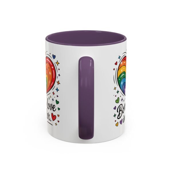 11 oz Coffee Mug LGBTQIA Pride Born to Love in Color - Image 40