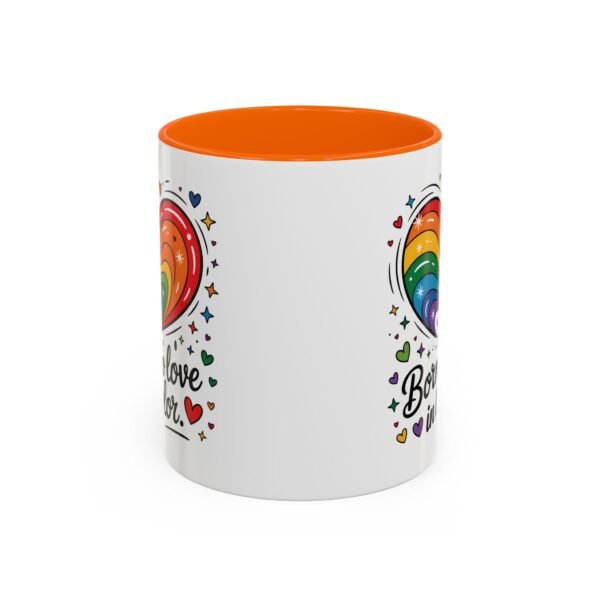 11 oz Coffee Mug LGBTQIA Pride Born to Love in Color - Image 31