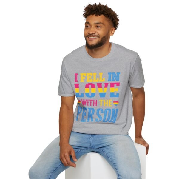 PANSEXUAL PRIDE T-SHIRT - I FELL IN LOVE WITH THE PERSON - PRIDE MONTH SHIRT - Image 24