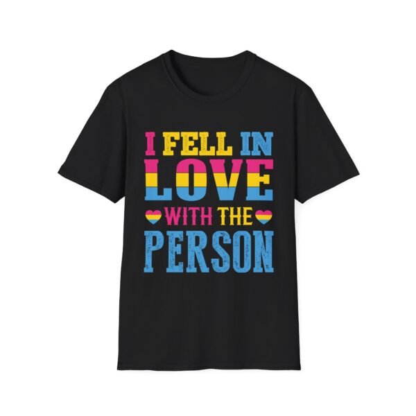 PANSEXUAL PRIDE T-SHIRT - I FELL IN LOVE WITH THE PERSON - PRIDE MONTH SHIRT - Image 14