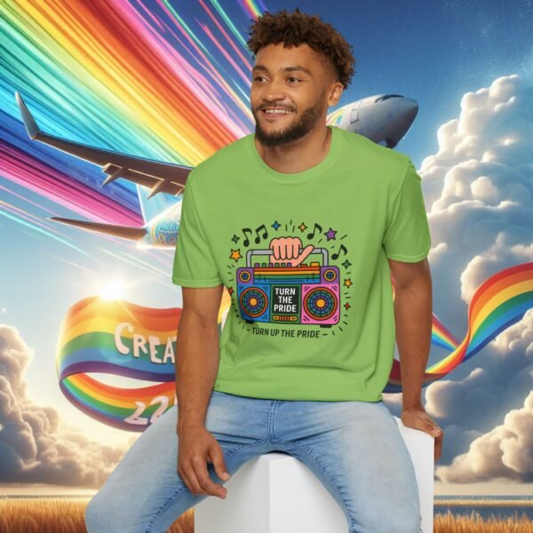 Pride Celebration T-Shirt, LGBTQ+ Apparel, Turn Up The Pride Shirt, Unisex Graphic Tee, Festival Wear, Rainbow Pride Clothing - Image 28