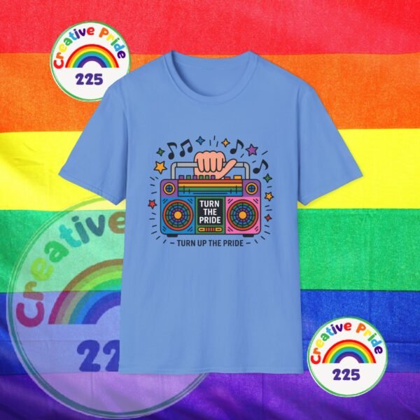 Pride Celebration T-Shirt, LGBTQ+ Apparel, Turn Up The Pride Shirt, Unisex Graphic Tee, Festival Wear, Rainbow Pride Clothing - Image 36