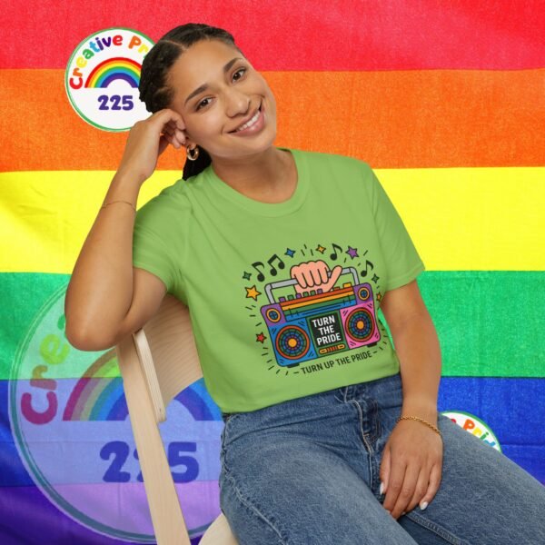 Pride Celebration T-Shirt, LGBTQ+ Apparel, Turn Up The Pride Shirt, Unisex Graphic Tee, Festival Wear, Rainbow Pride Clothing - Image 27