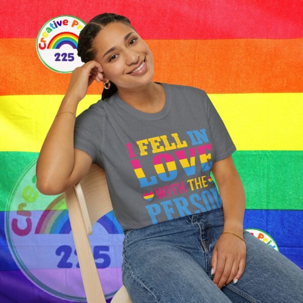 PANSEXUAL PRIDE T-SHIRT - I FELL IN LOVE WITH THE PERSON - PRIDE MONTH SHIRT - Image 30