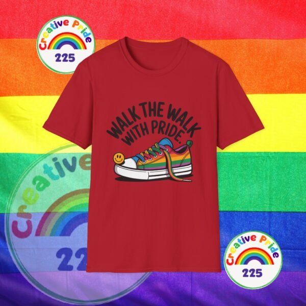 Pride T-Shirt, Unisex Graphic Tee, LGBTQ+ Apparel, Walk the Walk with Pride, Gay Pride Month Gift, Festival Wear, Colorful T-Shirt - Image 45