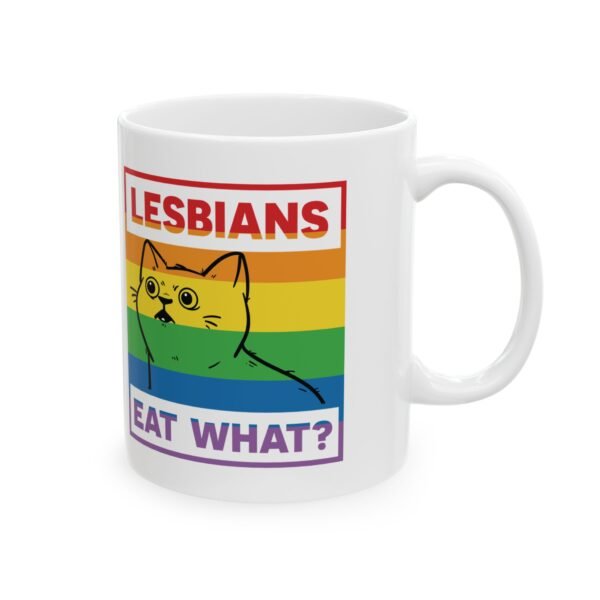 Colorful Pride Ceramic Mug - Perfect Gift for LGBTQ+ Supporters, Rainbow Coffee Cup for Equality, Fun and Unique - Image 4