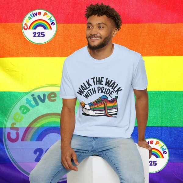 Pride T-Shirt, Unisex Graphic Tee, LGBTQ+ Apparel, Walk the Walk with Pride, Gay Pride Month Gift, Festival Wear, Colorful T-Shirt - Image 31