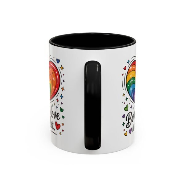 11 oz Coffee Mug LGBTQIA Pride Born to Love in Color - Image 4