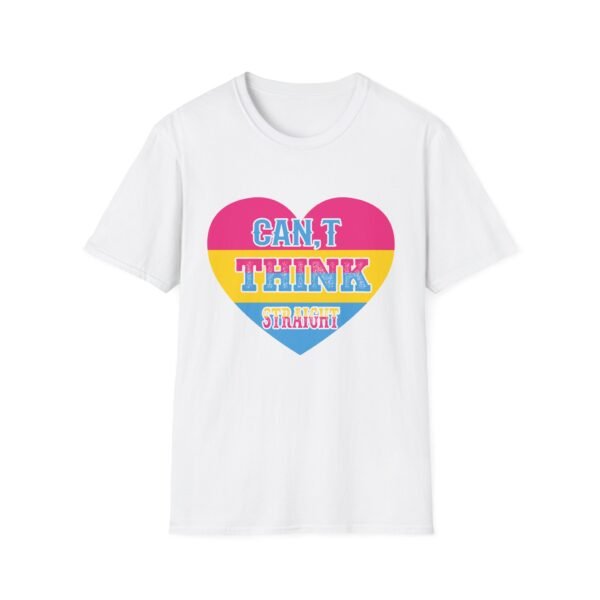 Can’t Think Unisex Softstyle T-Shirt, LGBTQ+ Pride Apparel, Casual Wear, Thoughtful Gift, Everyday Wear, Summer Fashion
