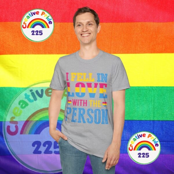 PANSEXUAL PRIDE T-SHIRT - I FELL IN LOVE WITH THE PERSON - PRIDE MONTH SHIRT - Image 22