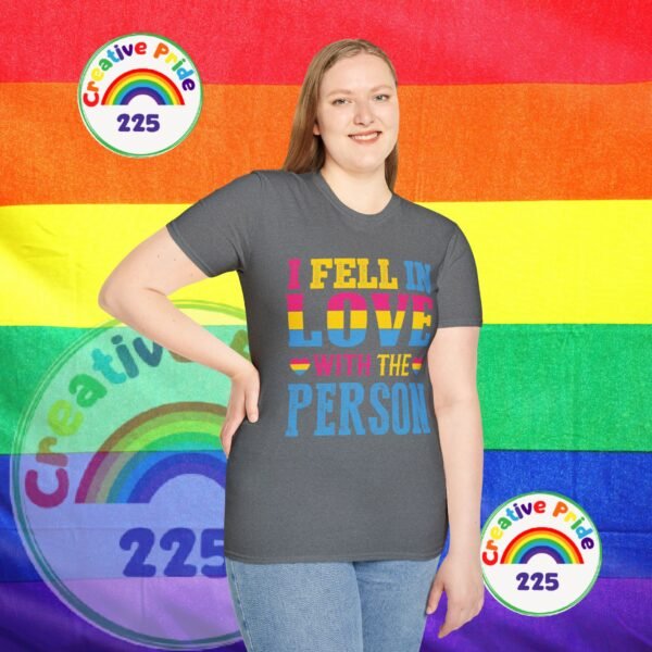PANSEXUAL PRIDE T-SHIRT - I FELL IN LOVE WITH THE PERSON - PRIDE MONTH SHIRT - Image 27