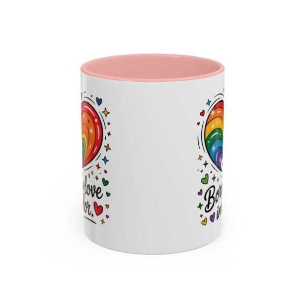 11 oz Coffee Mug LGBTQIA Pride Born to Love in Color - Image 13