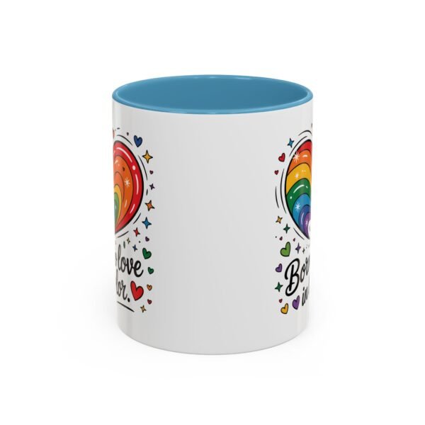 11 oz Coffee Mug LGBTQIA Pride Born to Love in Color - Image 25