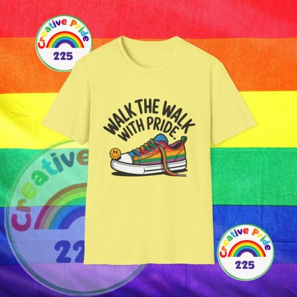 Pride T-Shirt, Unisex Graphic Tee, LGBTQ+ Apparel, Walk the Walk with Pride, Gay Pride Month Gift, Festival Wear, Colorful T-Shirt - Image 13