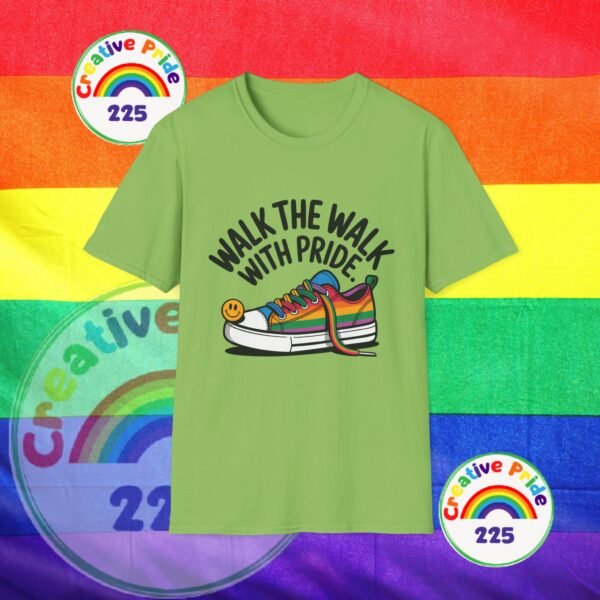 Pride T-Shirt, Unisex Graphic Tee, LGBTQ+ Apparel, Walk the Walk with Pride, Gay Pride Month Gift, Festival Wear, Colorful T-Shirt - Image 19