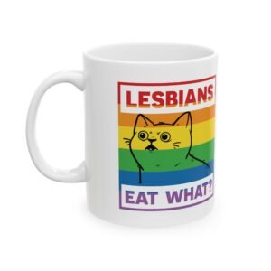 Colorful Pride Ceramic Mug - Perfect Gift for LGBTQ+ Supporters, Rainbow Coffee Cup for Equality, Fun and Unique